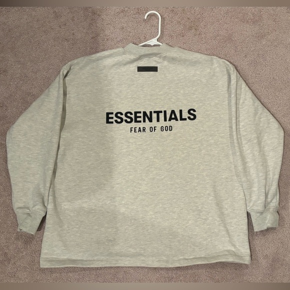 Essentials Gray Crewneck Sweater - Picture 1 of 2